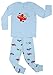Elowel Little Boys Airplane 2 Piece Pajama Set 100% Cotton (6M-8 Years)