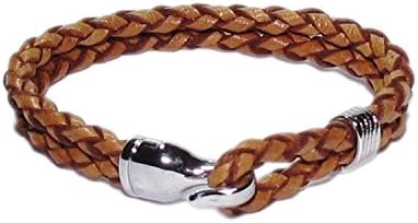 AUTHENTIC HANDMADE Leather Bracelet, Men Women Wristbands Braided Bangle Craft Multi [SKU003097]