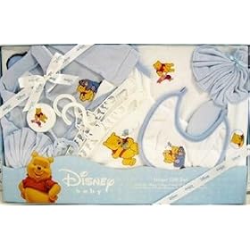 Disney Baby Winnie the Pooh Infant Gift Set   Blue