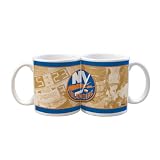 NHL New York Islanders 11-Ounce White Nostalgic Mug (2 Pack)