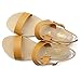 Ollio Womens Shoe Flat Comfortable Slingback Sandal