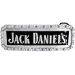 JACK DANIELS Rectangle CHAIN EDGE Belt Buckle