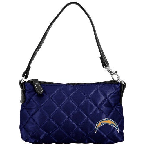 San Diego Chargers Quilted Wristlet, Navy
