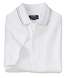 Port Authority Ottoman Rib Sport Shirt with Hemmed Sleeves(K438), 2XL, White/Khaki/Jet Black