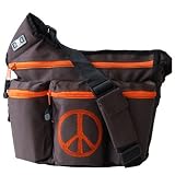 Diaper Dude Peace Diaper Bag – Brown