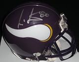Cris Carter Autographed Minnesota Vikings Mini Helmet