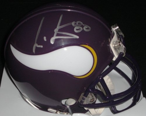 Cris Carter Autographed Minnesota Vikings Mini Helmet