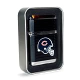 Chicago Bears Refillable Butane Torch Lighter with Tin Gift Box
