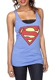 DC Comics Superman Logo Girls Tank Top Plus Size