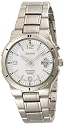 Seiko Men's Perpetual Calendar Silver-Tone Watch #SNQ075