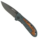 Mtech Handcrafted Wood Inlayed Stainless Steel Knife