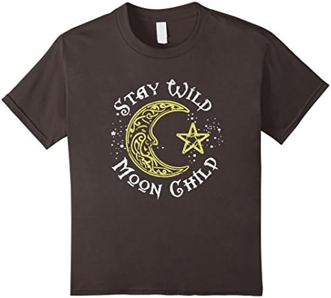 Kids Stay Wild Moon Child T-shirt 8 Asphalt