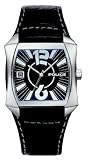 Police Gents Soho Black Leather Strap with Black Dial Watch