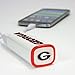 NCAA Georgia Bulldogs APU 2200JX USB Mobile Charger, White