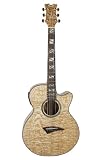 Dean Performer Acoustic Electric Guitar Quilt Ash Gloss Natural