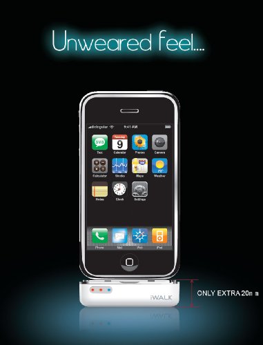 Cover image : プロテック iWALK モバイルバッテリー for iPhone&iPod PIB-800BK ブラック 【iPhone 3G,3GS,4/iPod nano 5G】