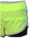 Nike Women's Dri-Fit 2-In-1 Running Shorts-Volt/Neon Yellow-XS