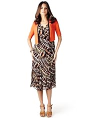 Per Una Abstract Print Dress with Bolero