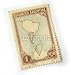 Wallmonkeys Peel and Stick Wall Decals - Argentina Postage Stamp - Removable Graphic
