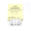 Intermediate Math Kit Dice, White/Black
