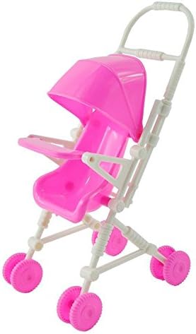 PEDUSA Baby Infant Carriage Stroller For Kelly Doll Barbie Plastic Furniture