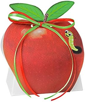 Enalia Mare Favor Boxes Baby with Decorative Ribbons 30 pcs set (Apple)