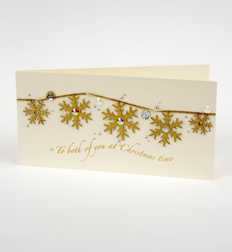 Christmas Snowflake Greeting Card