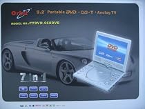 Feastronics Portable DVD Player with TV Tuner + 300 In-Built Games