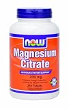 Now Foods Magnesium Citrate 200mg,  250 Tablets