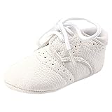 Happy Cherry ベビー ファーストシューズ 子供 靴 赤ちゃん 滑め防ぐ靴 室内履き ルームシューズ 歩き始め 出産 お祝い ホワイト サイズ11cm