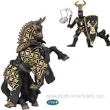 Horse of Knight Bull Black