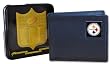 Pittsburgh Steelers Executive Leather Bifold Wallet in a Tin - NFL Football Fan Shop Sports Team Merchandise