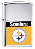 Pittsburgh Steelers NFL Brushed Chrome Lighter by Zippo
