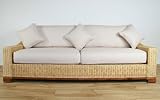 Rattan Direct Ltd. Conservatory furniture REGAL WICKER 3.5 Seater Designer Sofa