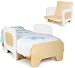 P'kolino Toddler Bed and Chair - White