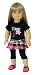 Secret Star Top, Plaid Skirt, and Black Leggings. Fits 18 Dolls Like American Gril Doll and Others.