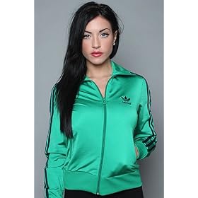 Buy adidas The Firebird Track Jacket in Fairway Green and Dark Indigo,Jackets for Women by adidas