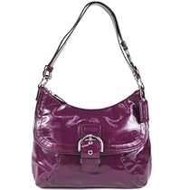 Hot Sale COACH Soho Patent Flap Duffle Handbag 19709