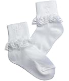 Lauren Madison Baby girl Christening Baptism Christening Socks Cross Appliques