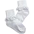 Lauren Madison Baby girl Christening Baptism Christening Socks Cross Appliques
