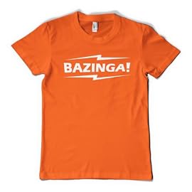 BAZINGA! The Big Bang Theory (Sheldon Cooper) T-Shirt - 10 Colours