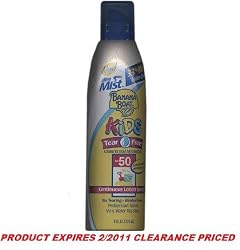 Banana Boat Kids Tear-Free SPF #50 Continuous Spray 6 oz.