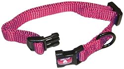 Hamilton 3/8" Adjustable Dog Collar, Extra Small, Fits 7"-12", Wine