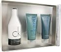 Calvin Klein CKIN2U For Him Gift Set Eau De Toilette Spray 100ml Aftershave Gel 100ml Body Wash 100ml