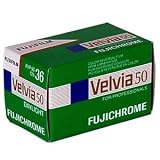 Fujifilm Fujichrome Velvia 50 Color Slide Film ISO 50, 35mm, 36 Exposures