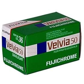 Fujifilm Fujichrome Velvia 50 Color Slide Film ISO 50, 35mm, 36 Exposures by Fuji