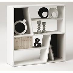 REGAL DOTS wei� Standregal B�cherregal 85x85cm Schrank