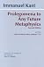Books : Prolegomena to Any Future Metaphysics That Will Be Able to Come Forward As Science With Kant's Letter to Marcus Herz, February 27, 1772     **ISBN: 9780872205932**