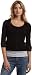 Mac & Jac Women's Cropped Cardigan With Woven Sleeve Detail,Black,X-Large