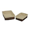 Seville Classics 2-pc. Willow Rectangular Basket Set